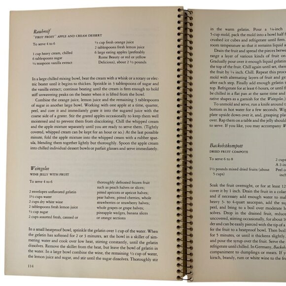 Time Life Foods of the World The Cooking Of Germany Spiral-Bound Cookbook 1969 - Picture 10 of 10